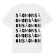 Sågmon ordlek t-shirt