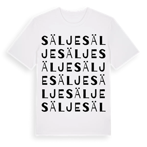 Sälje ordlek t-shirt – ekologisk bomull t-shirt från Pinshirt