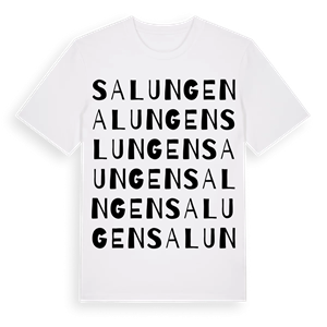 Salungen ordlek t-shirt – ekologisk bomull t-shirt från PinShirt