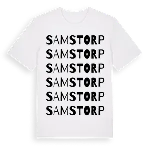Samstorp ordlek t-shirt – ekologisk bomull t-shirt från Pinshirt