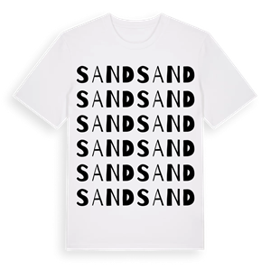 Sand ordlek t-shirt – ekologisk bomull t-shirt från PinShirt