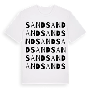 Sand ordlek t-shirt – ekologisk bomull t-shirt från PinShirt