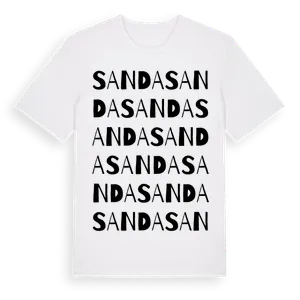 Sanda ordlek t-shirt – ekologisk bomull t-shirt från Pinshirt