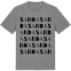 Mid Heather Gray t-shirt med Sanda ordlek t-shirt