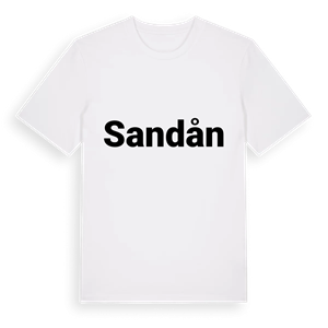 Sandån fetstil t-shirt – ekologisk bomull t-shirt från PinShirt