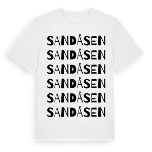Sandåsen ordlek t-shirt – ekologisk bomull t-shirt från Pinshirt