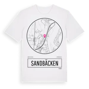 Sandbäcken t-shirt – ekologisk bomull t-shirt från Pinshirt