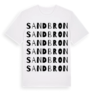 Sandbron ordlek t-shirt – ekologisk bomull t-shirt från PinShirt