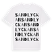 Sandlyckan ordlek t-shirt
