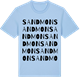 Blue Soul t-shirt med Sandmon ordlek t-shirt