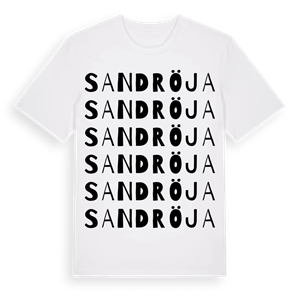 Sandröja ordlek t-shirt – ekologisk bomull t-shirt från Pinshirt