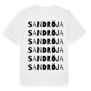 Sandröja ordlek t-shirt – ekologisk bomull t-shirt från Pinshirt