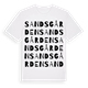 Sandsgården ordlek t-shirt