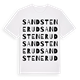 Sandstenerud ordlek t-shirt