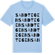 Blue Soul t-shirt med Sandtegen ordlek t-shirt