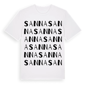 Sanna ordlek t-shirt – ekologisk bomull t-shirt från PinShirt