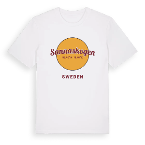 Sannaskogen cirkel t-shirt – ekologisk bomull t-shirt från PinShirt