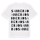 White t-shirt med Sannerud ordlek t-shirt