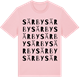Pink Cotton t-shirt med Särby ordlek t-shirt