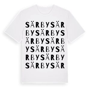 Särby ordlek t-shirt – ekologisk bomull t-shirt från PinShirt