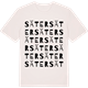 Vintage White t-shirt med Säter ordlek t-shirt