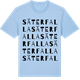 Blue Soul t-shirt med Säterfalla ordlek t-shirt