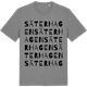 Mid Heather Gray t-shirt med Säterhagen ordlek t-shirt