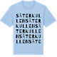 Blue Soul t-shirt med Säterkullen ordlek t-shirt