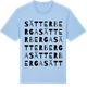 Blue Soul t-shirt med Sätterberga ordlek t-shirt