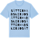 Blue Soul t-shirt med Sättermanskerud ordlek t-shirt