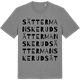 Mid Heather Gray t-shirt med Sättermanskerud ordlek t-shirt