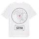 White t-shirt med Sättra t-shirt