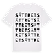White t-shirt med Sättret ordlek t-shirt