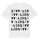 White t-shirt med Sävviken ordlek t-shirt