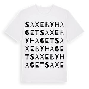 Saxebyhaget ordlek t-shirt – ekologisk bomull t-shirt från Pinshirt