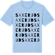 Blue Soul t-shirt med Saxerud ordlek t-shirt