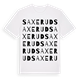 Saxerud ordlek t-shirt
