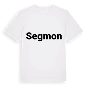 Segmon fetstil t-shirt – ekologisk bomull t-shirt från PinShirt