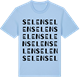 Blue Soul t-shirt med Selen ordlek t-shirt