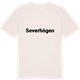 Vintage White t-shirt med Severhögen fetstil t-shirt