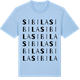 Blue Soul t-shirt med Sibila ordlek t-shirt
