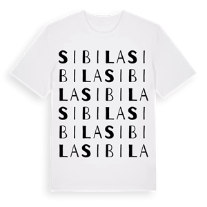 Sibila ordlek t-shirt – ekologisk bomull t-shirt från Pinshirt