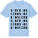 Blue Soul t-shirt med Sigfridsberg ordlek t-shirt