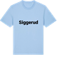Blue Soul t-shirt med Siggerud fetstil t-shirt