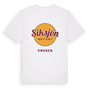 Siksjön cirkel t-shirt – ekologisk bomull t-shirt från PinShirt