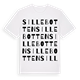 Sillebotten ordlek t-shirt