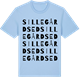 Blue Soul t-shirt med Sillegårdsed ordlek t-shirt