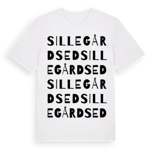 Sillegårdsed ordlek t-shirt – ekologisk bomull t-shirt från Pinshirt