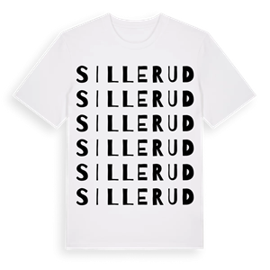 Sillerud ordlek t-shirt – ekologisk bomull t-shirt från PinShirt