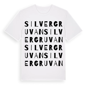 Silvergruvan ordlek t-shirt – ekologisk bomull t-shirt från PinShirt